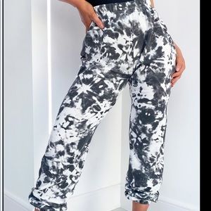 Pretty Little Thing tie dye joggers